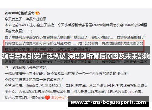 魏震禁赛引发广泛热议 深度剖析背后原因及未来影响